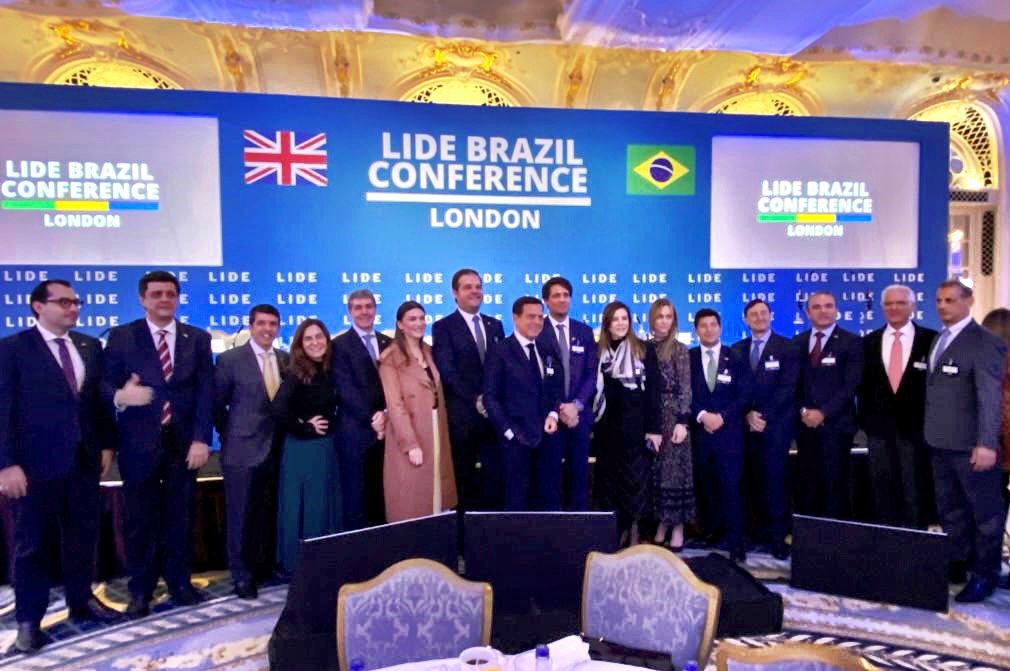 Fábio Fernandes, presidente do LIDE Ribeirão Preto, participa de conferência sobre oportunidades do Brasil no Reino Unido e na União Europeia