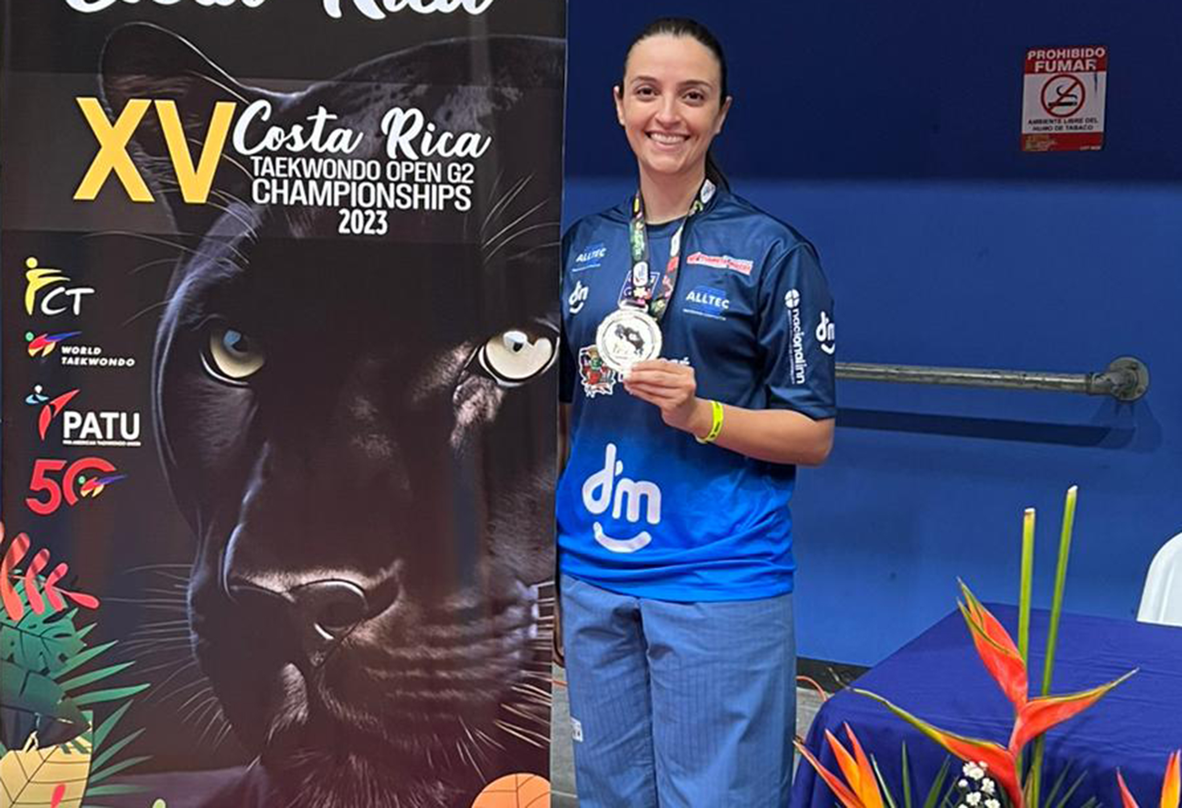 Atleta Lina Bacelar fica em 2º lugar em campeonato de Taekwondo