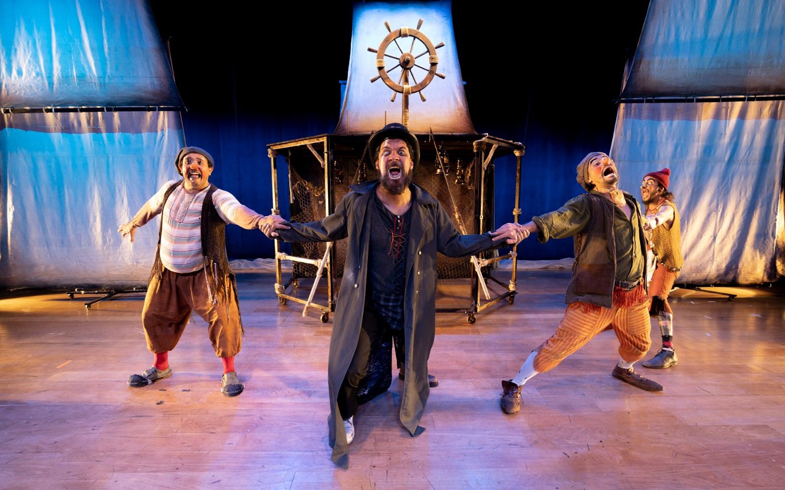 Cia de 2 apresenta a comédia Moby Dick & os Caçadores de Baleia neste sábado e domingo