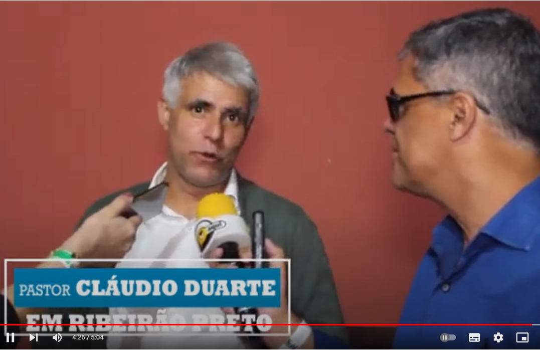 Entrevista com o Pastor Cláudio Duarte