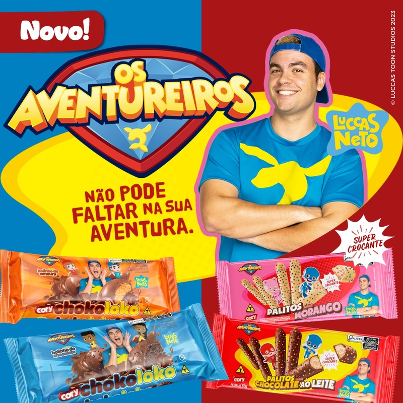 Cory lança produtos licenciados Luccas Neto