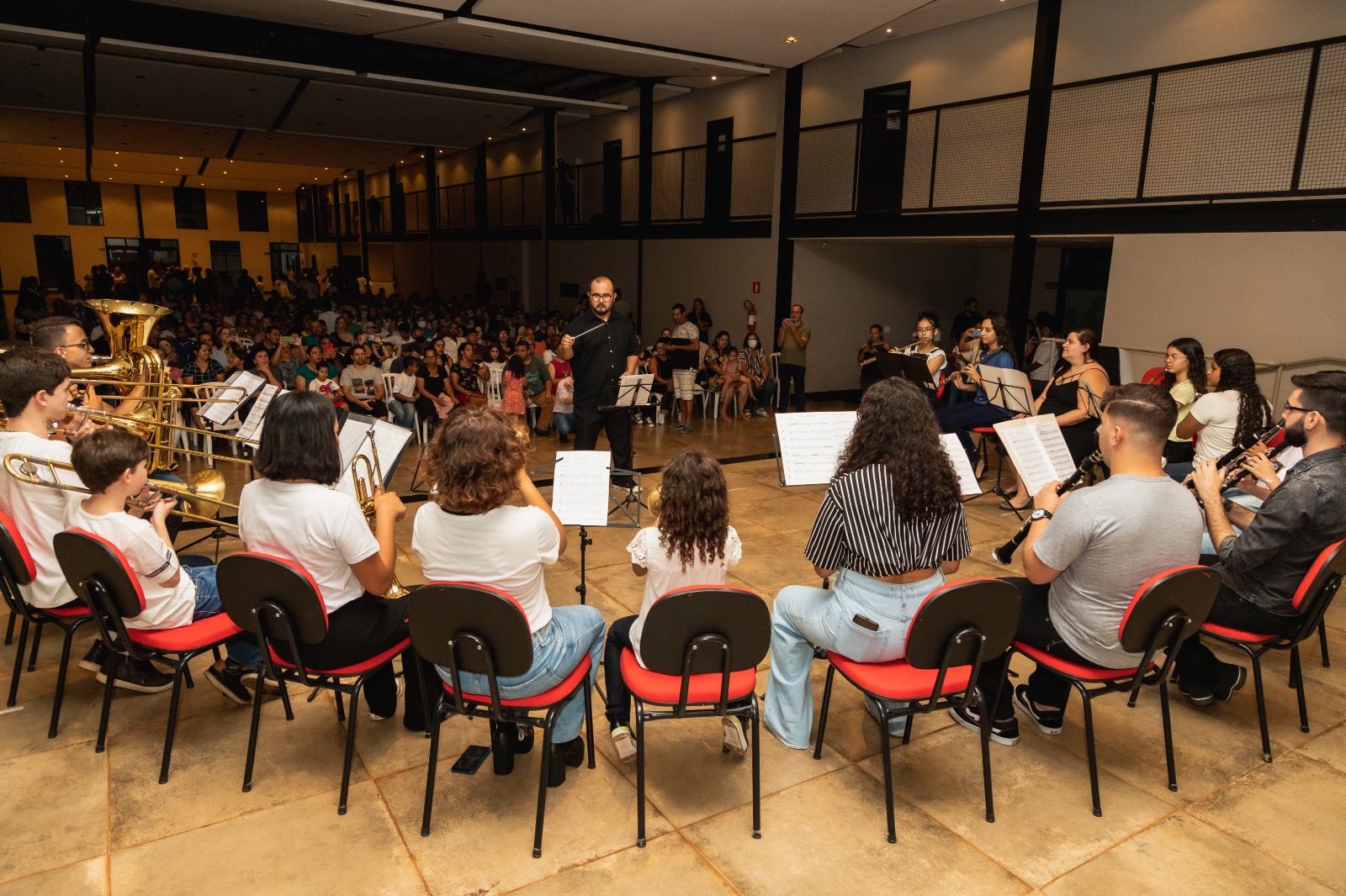 Mais de 200 crianças e pré-adolescentes de São Joaquim da Barra participaram do projeto USP Música Criança em 2023
