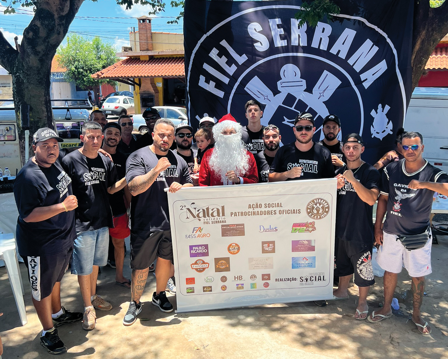 Torcida do Corinthians promoveu 2º Natal Solidário em Serrana