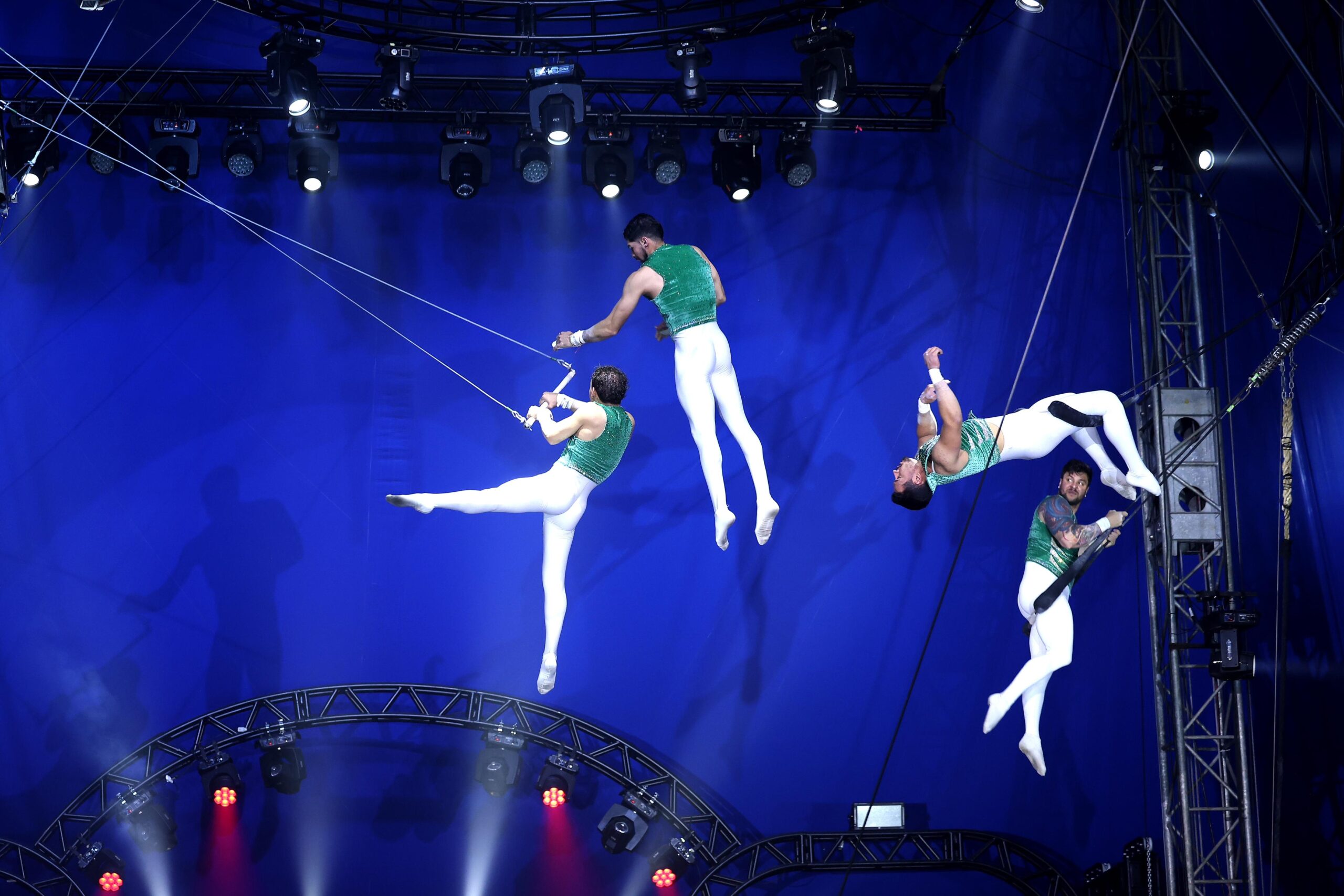 Mirage Circus apresenta trapézio duplo, The Flying Mirage, único no Brasil