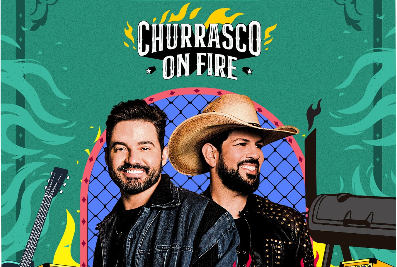 Conheça o Churrasco On Fire, o evento gastronômico musical da dupla Fernando e Sorocaba