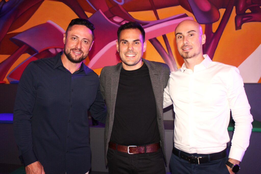 <p>Ivan Hernandes, Vinicius de Almeida e Will Alledo</p>
