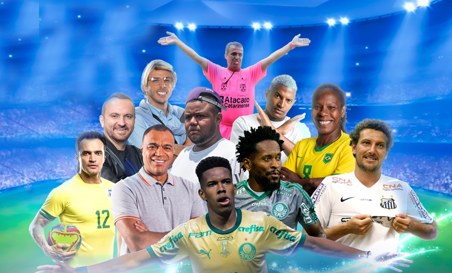 Franca realizará o Jogo das Estrelas Brasil com Estevão e Falcão em prol do Hospital do Câncer