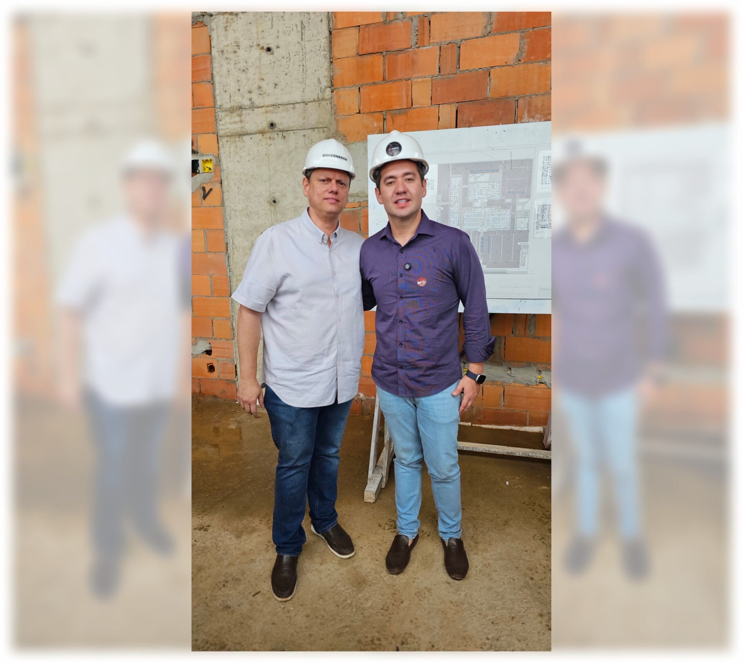 Prefeito eleito Ricardo Silva se encontra com o Governador Tarcísio de Freitas para convidá-lo à solenidade da Pedra Fundamental do Novo HC em Ribeirão Preto