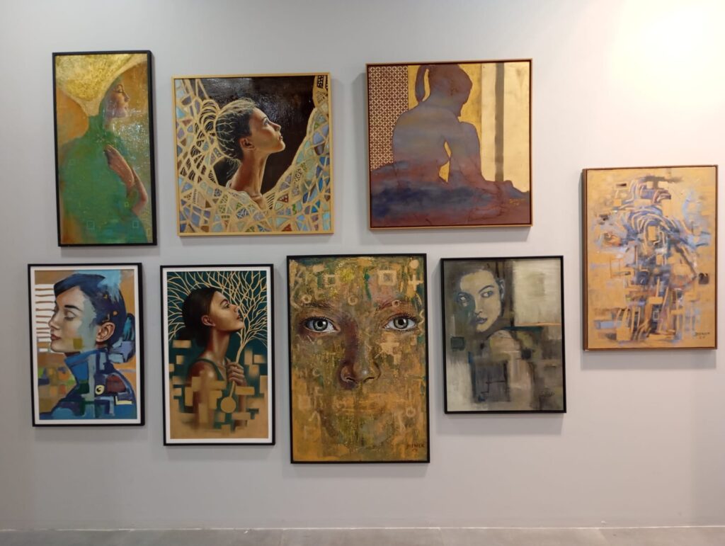 <p>Obras da Exposição Fragmentos da Vida, no ShoppingSantaÚrsula Créditos: Divulgação</p>
