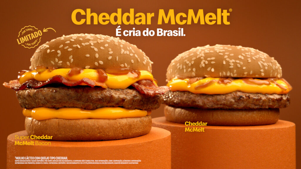McDonald&#8217;s celebra o sucesso do Cheddar McMelt no Brasil e apresenta Super Cheddar McMelt Bacon