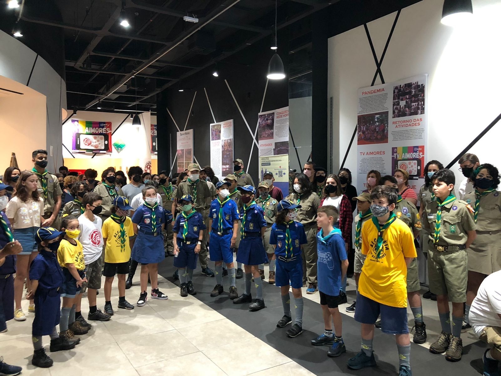 ShoppingSantaÚrsula recebe ação especial em celebração ao Dia do Escoteiros