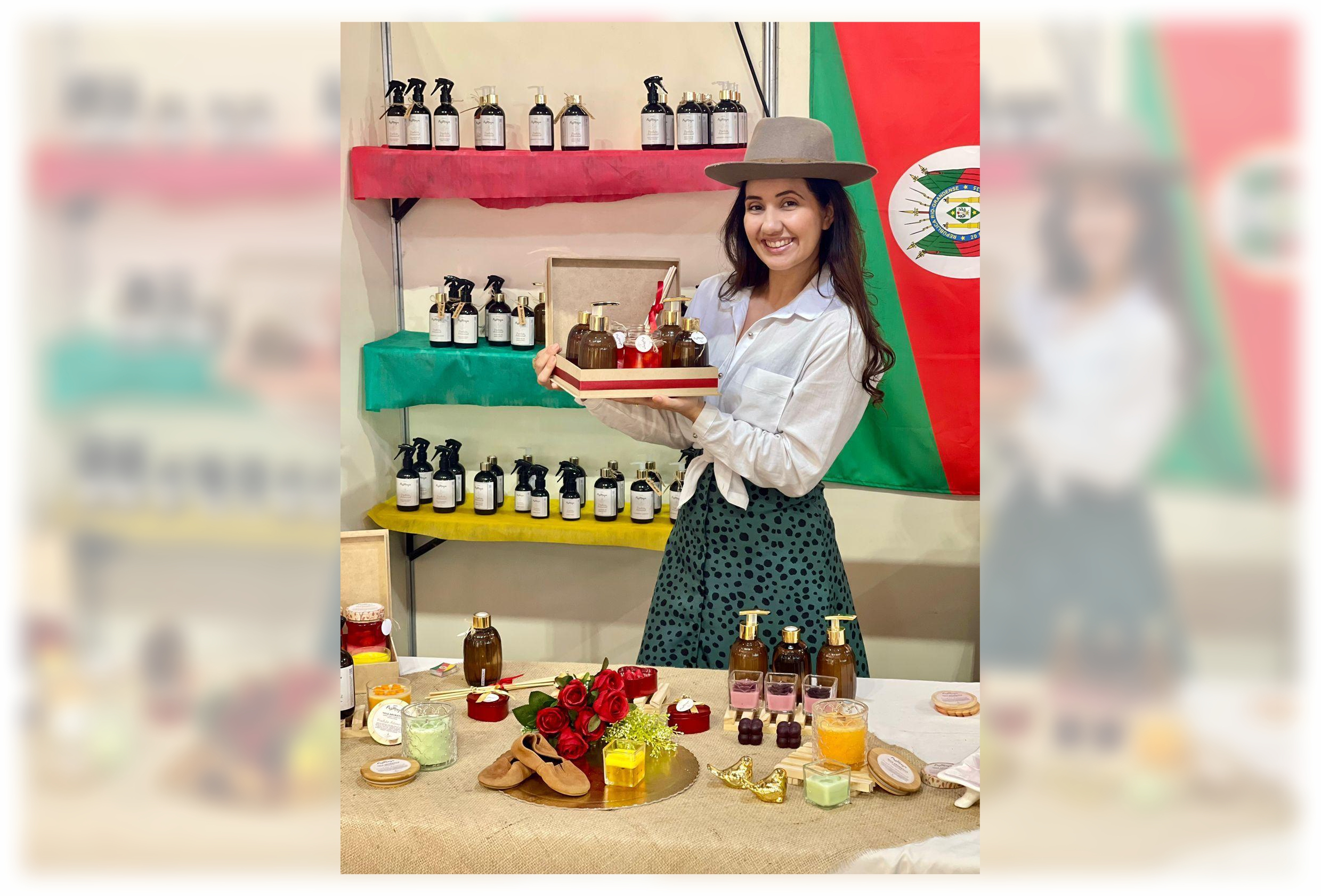 Com identidade gaúcha e essência goiana, microempreendedora retorna à Fenasul com novidades aromáticas