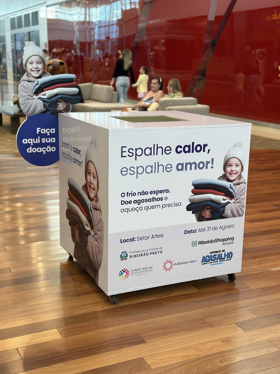 RibeirãoShopping e ShoppingSantaÚrsula se unem em campanha do agasalho