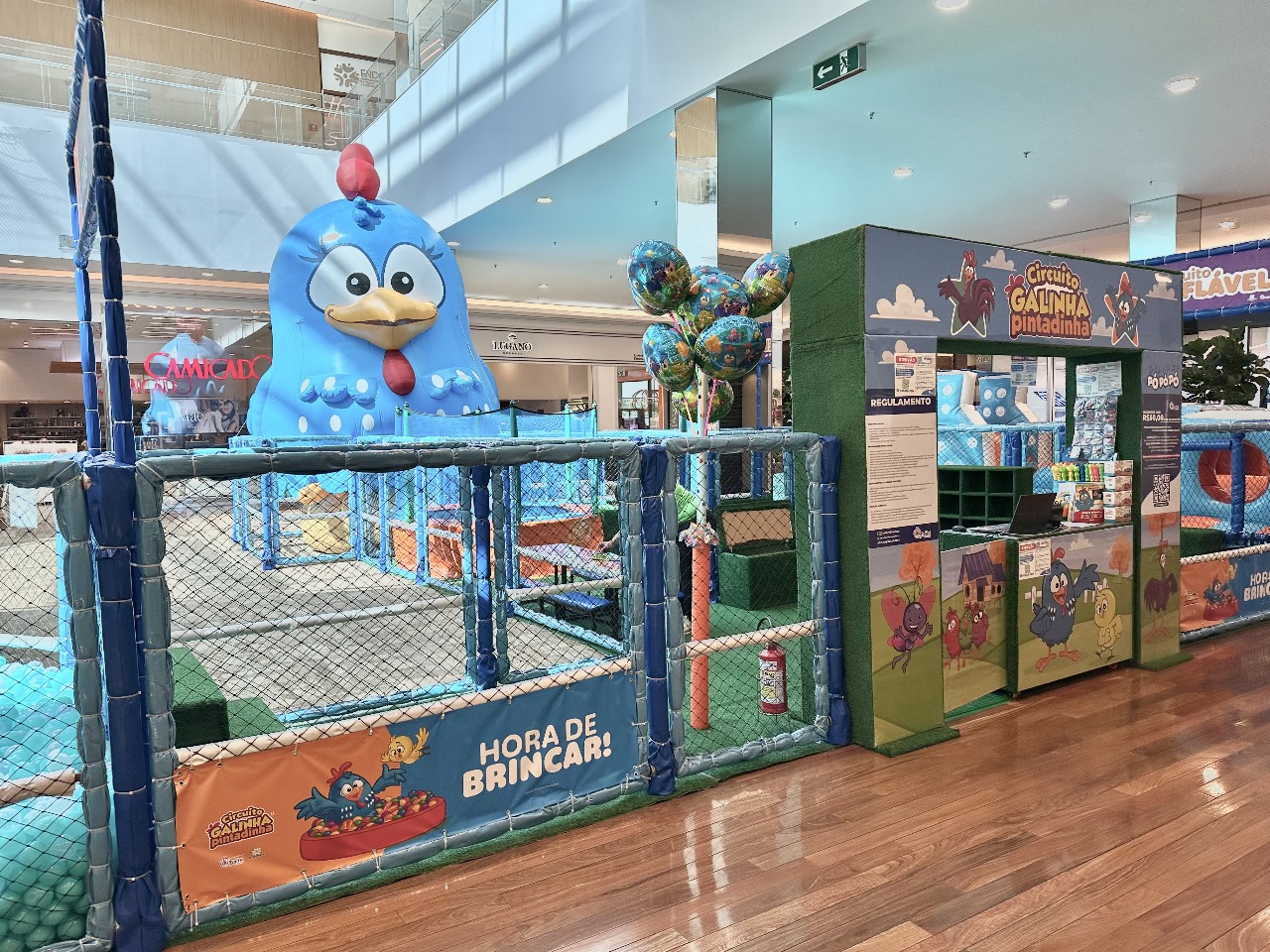 RibeirãoShopping recebe atração temática da Galinha Pintadinha