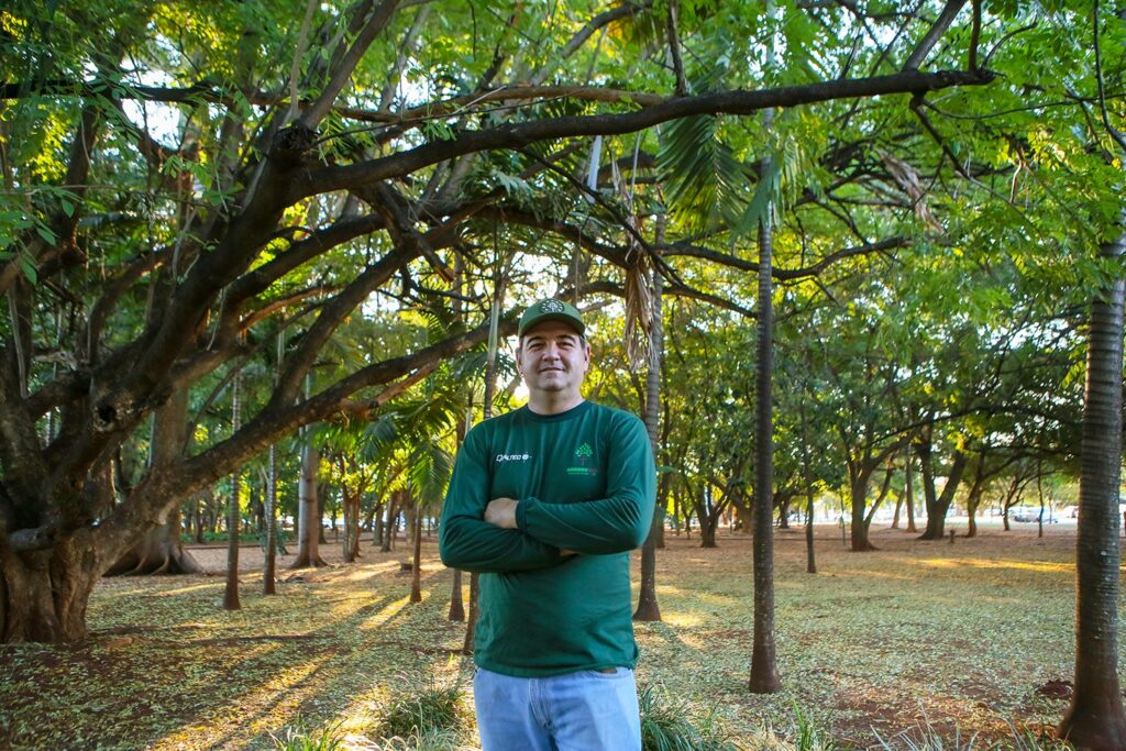 <p>Gula Biagi, idealizador do projeto ArboreSer</p>
