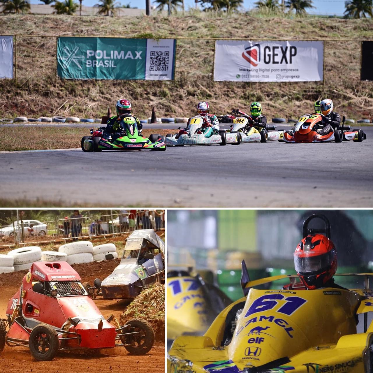 Final de semana acelerado: velocidade toma conta de Goiás com Kart, Fórmula 200 e Kart Cross