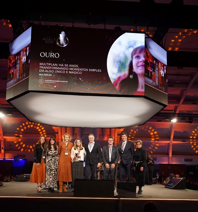 Multiplan celebra ouro com Campanha Institucional de 50 anos, no Prêmio Abrasce 2025