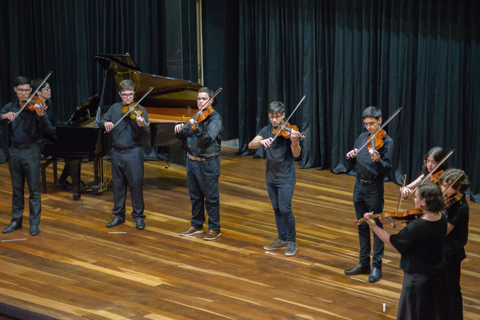 Academia Livre de Música e Artes conclui semestre com recitais na Sala de Concertos da Tulha e no Teatro do campus da USP