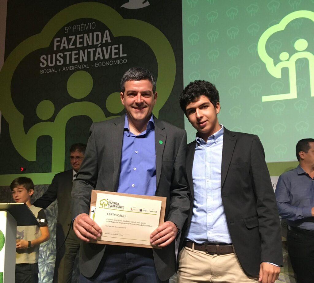 Fazenda Barra Grande é finalista do 9º Prêmio Fazenda Sustentável da Globo Rural