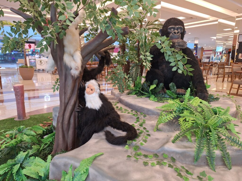 ShoppingSantaÚrsula recebe exposição de animais selvagens em tamanho real