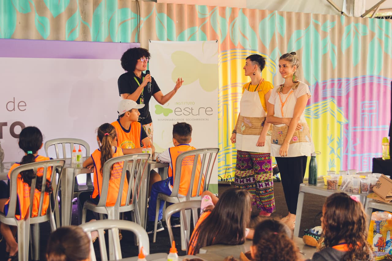 Atividades lúdicas sobre educação ambiental foram destaque durante a Feira Internacional do Livro de Ribeirão Preto