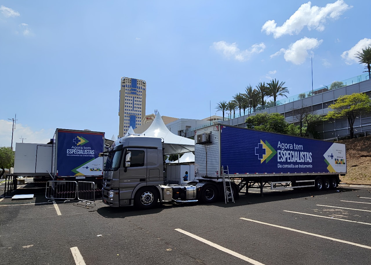 RibeirãoShopping recebe carretas do Ministério da Saúde com atendimentos oftalmológicos gratuitos