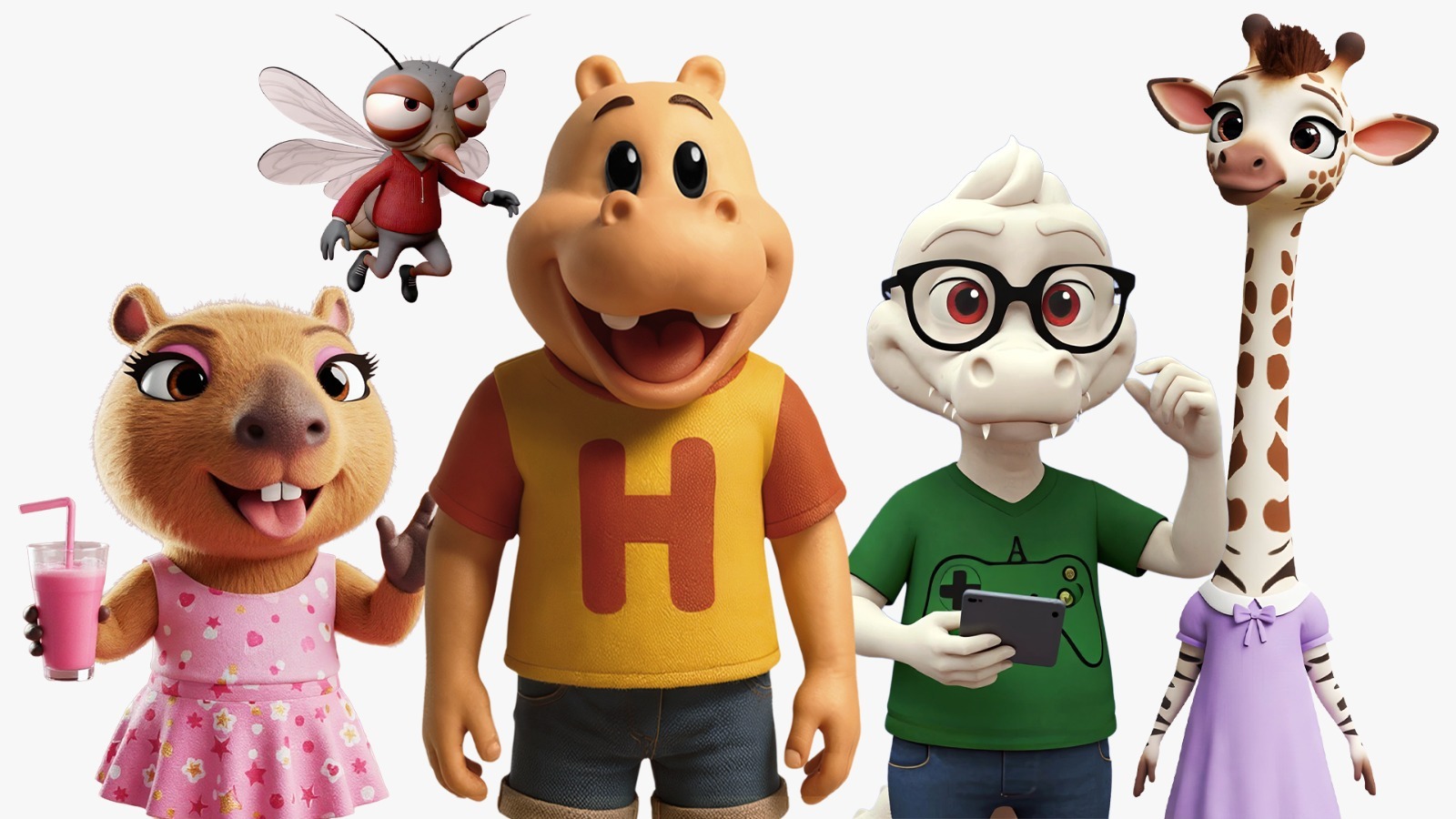 Hipopó ganha nova turminha e histórias semanais no YouTube