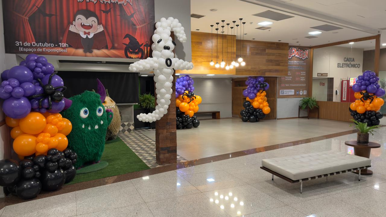 ShoppingSantaÚrsula reforça clima do Halloween com teatro, oficinas e caça aos doces
