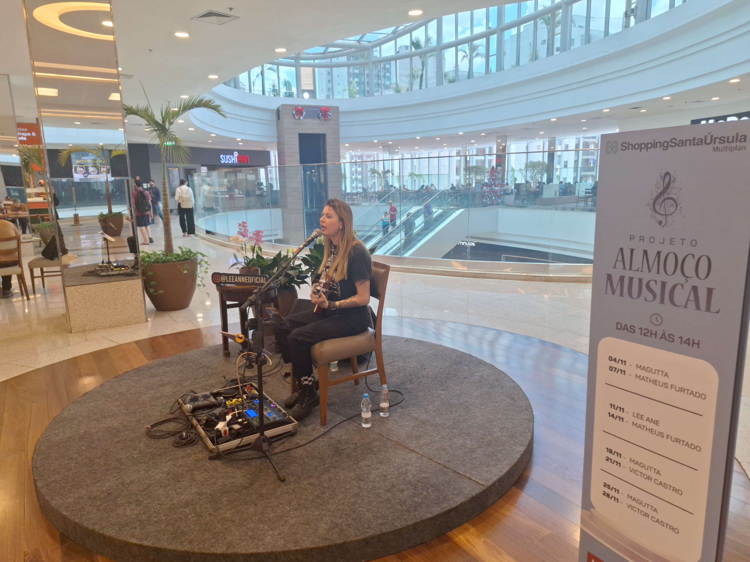 ShoppingSantaÚrsula mantém programação musical gratuita em novembro