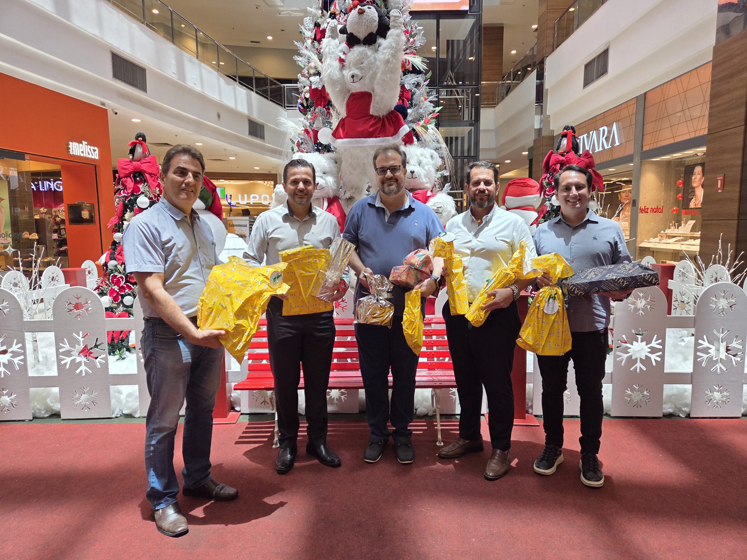 Árvore Solidária do ShoppingSantaÚrsula presenteia crianças de entidade de Ribeirão Preto