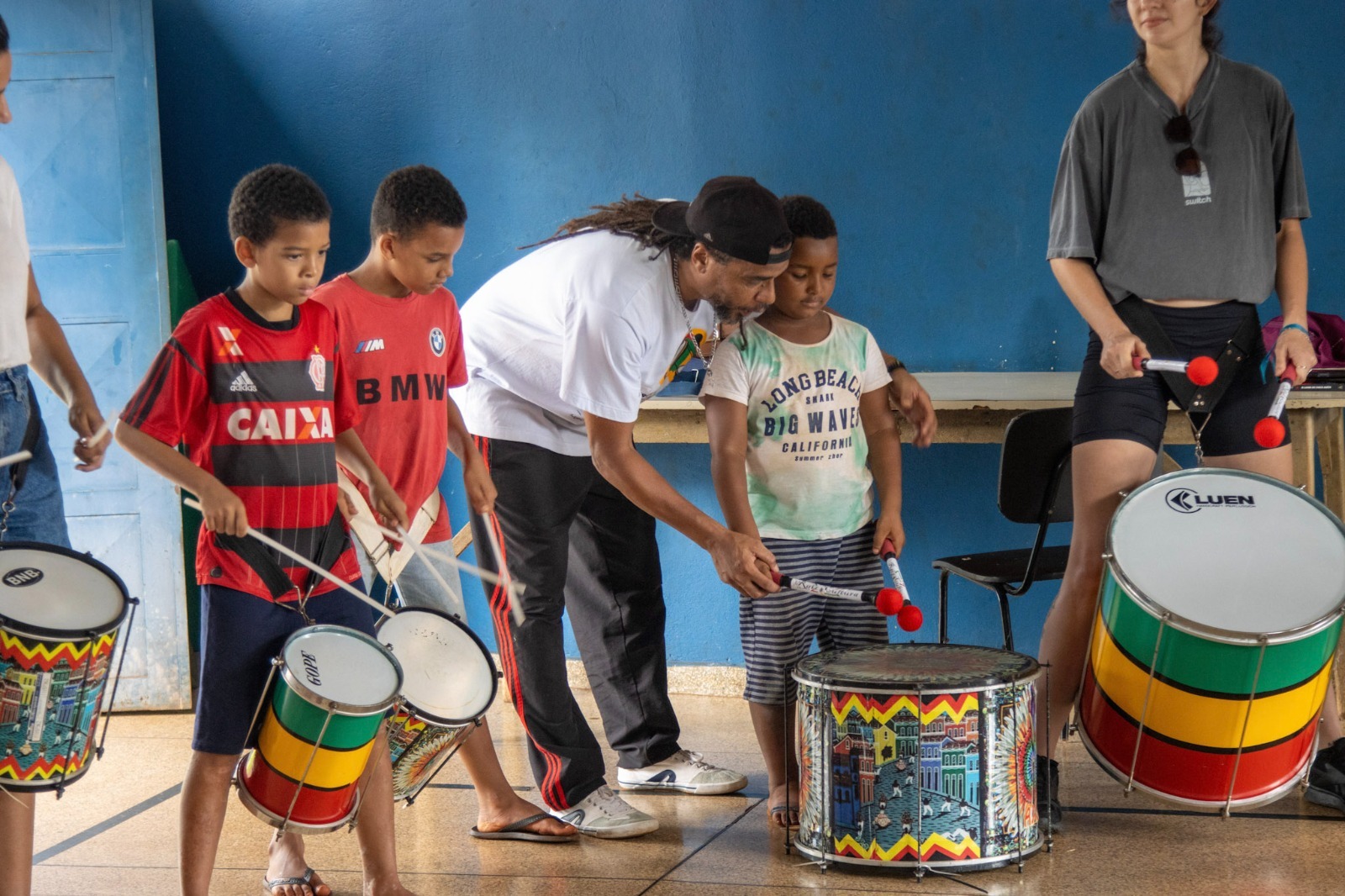 Projeto Saberes e Significados promove oficinas abertas de percussão afro-brasileira