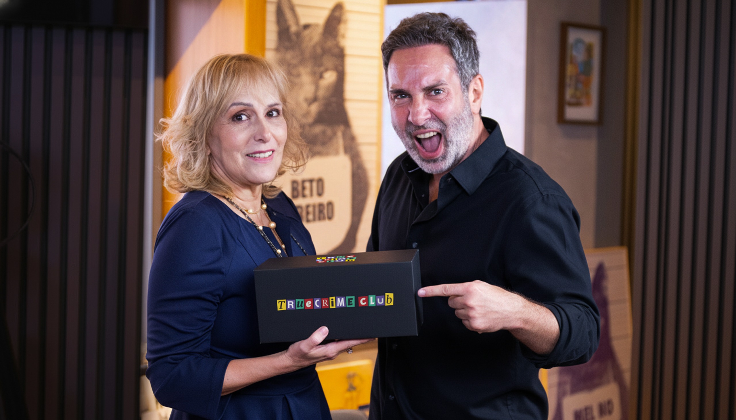 Beto Ribeiro e a perita criminal Rosangela Monteiro falam do primeiro True Crime Club do Brasil